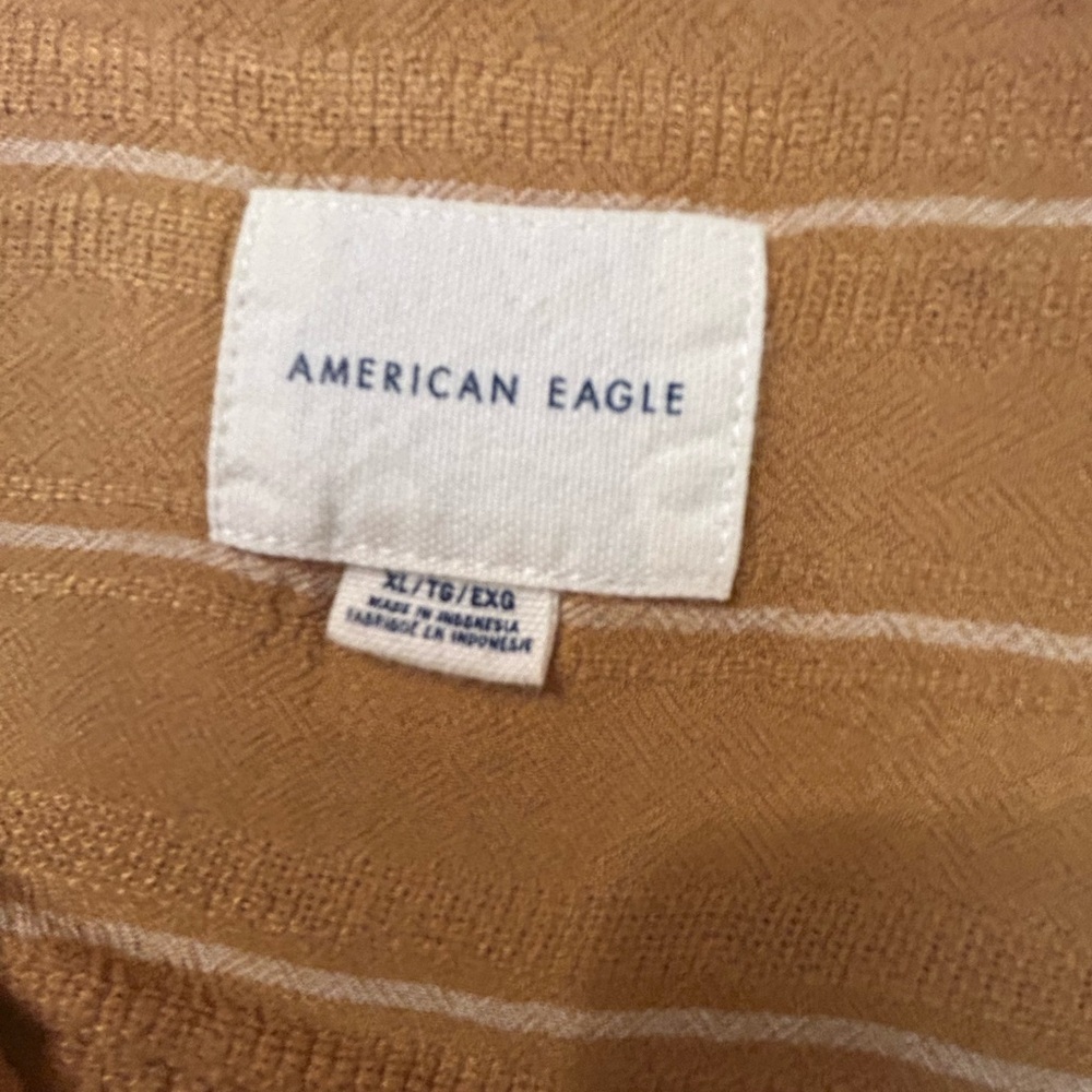 American Eagle 🦅 Viscose Knot tye top! Balloon sleeves - Picture 4 of 7